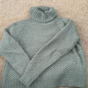 Blue Knitted Sweater